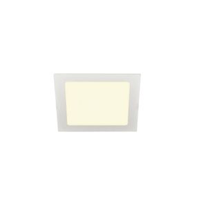 SLV BIG WHITE SENSER 18 Indoor, stropní LED svítidlo, hranaté, bílé, 3000K 1003012