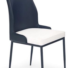 Jedálenská stolička K199 čierno-biela