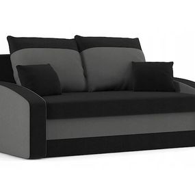 DomTextilu Dizajnová rozkladacia pohovka sivo-čiernej farby, 152 x 90 cm