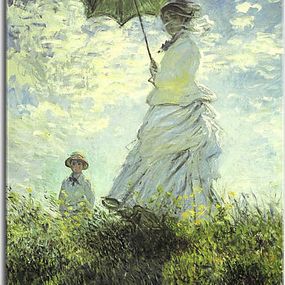 Obraz Claude Monet - The Promenade, Woman with a Parasol zs17770