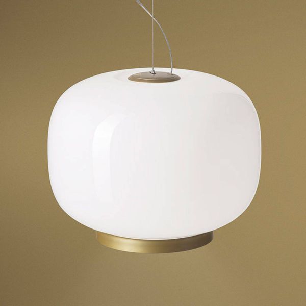 Foscarini Chouchin Reverse 1 E27 LED zlatá/zlatá, Kuchyňa, fúkané sklo, E27, 21W, K: 31cm