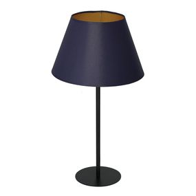 Stolná lampa ARDEN 1xE27/60W/230V pr. 30 cm fialová/zlatá