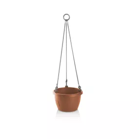 Gardenico Samozavlažovací závesný kvetináč Marina terakota, pr. 25 cm