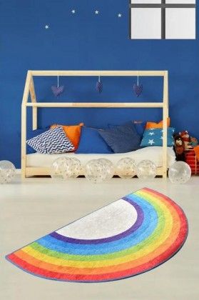 Detský koberček Chilai Rainbow, protišmykový, 85x160 cm