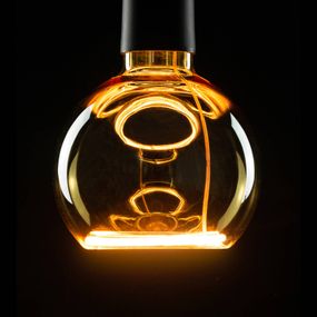 Segula SEGULA LED floating globe G125 E27 4W gold 922 dim, sklo, E27, 4W, Energialuokka: G, P: 16.5 cm