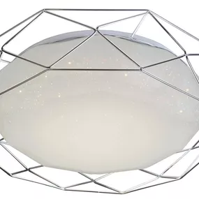 Stropné svetlo SVEN 24W LED Candellux Strieborná