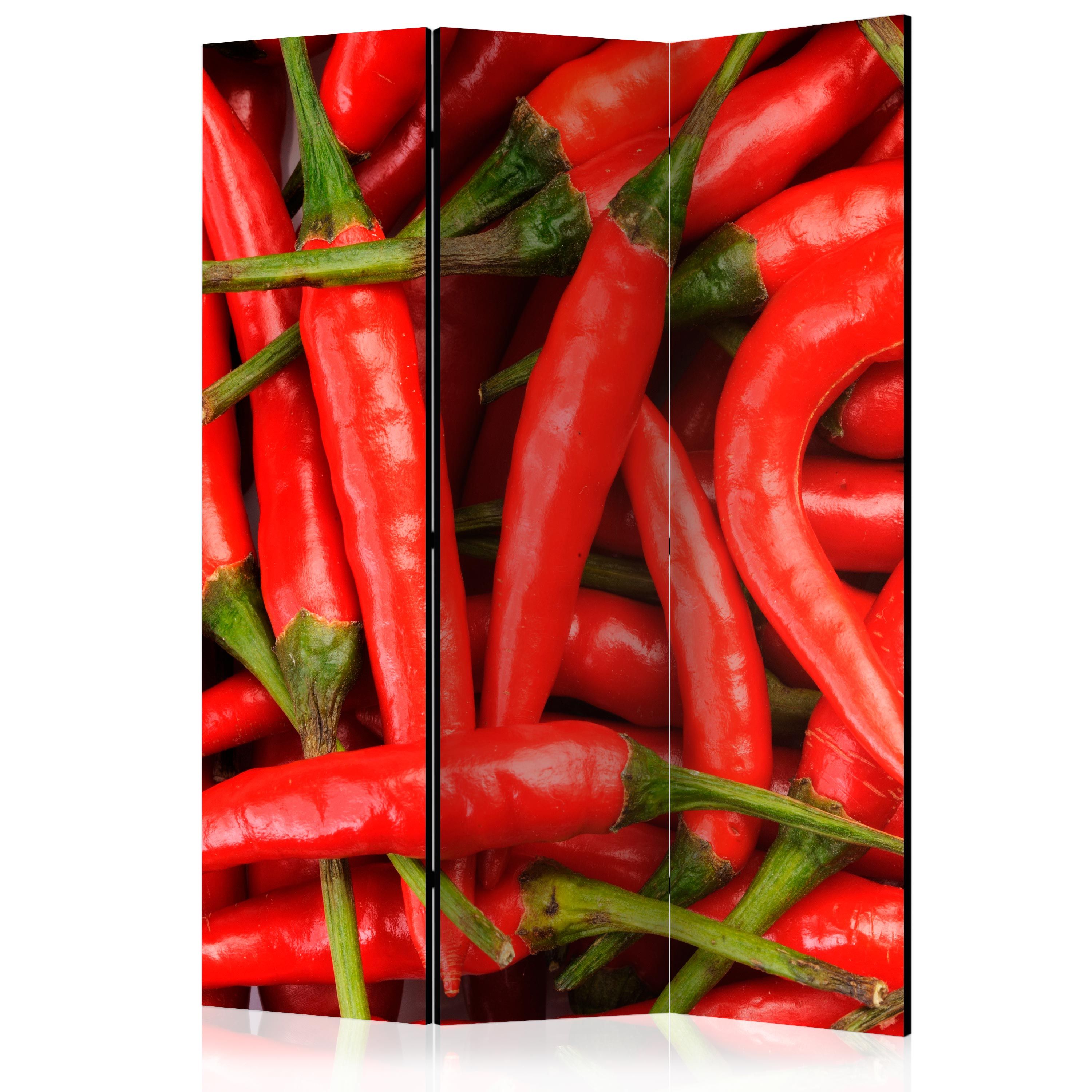 Artgeist Paraván - chili pepper - background [Room Dividers]