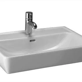 Laufen Pro A - Umývadlo, 650 mm x 480 mm, 1 otvor na batériu, biela H8179530001041