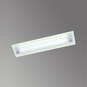 Hufnagel Stropné LED svietidlo Xena L s ESG, Obývacia izba / jedáleň, ušľachtilá oceľ, jednokomorové bezpečnostné sklo, 22W, P: 100 cm, L: 22 cm, K: 7cm