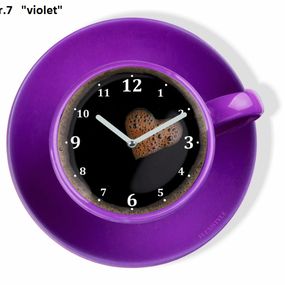 DomTextilu Kuchynské hodiny v tvare šálky kávy 8103-241218