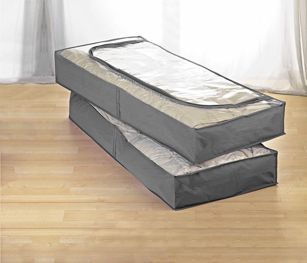 Magnet 3Pagen 2 úložné boxy pod posteľ sivá