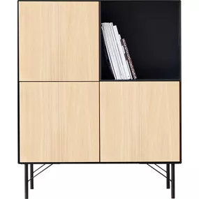 Čierna vysoká komoda 90.8x110.8 cm Edge by Hammel - Hammel Furniture