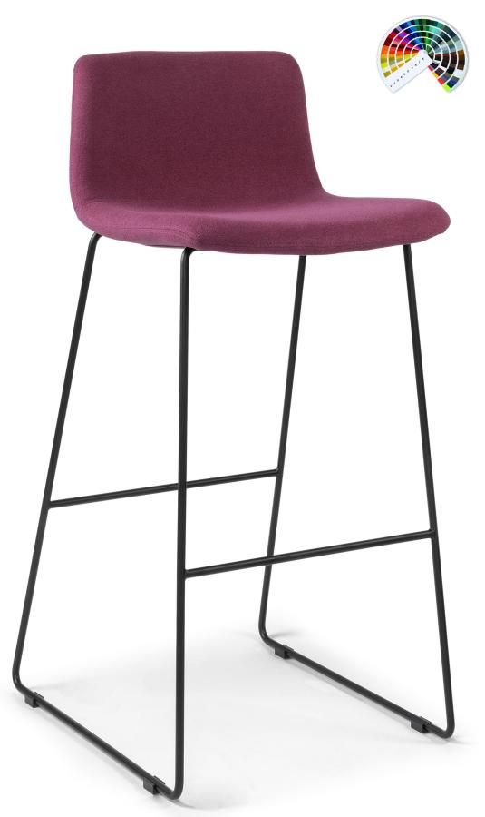 ANTARES -  ANTARES Barová stolička KONA SB STOOL čalúnenie WOLL FAME HYBRID