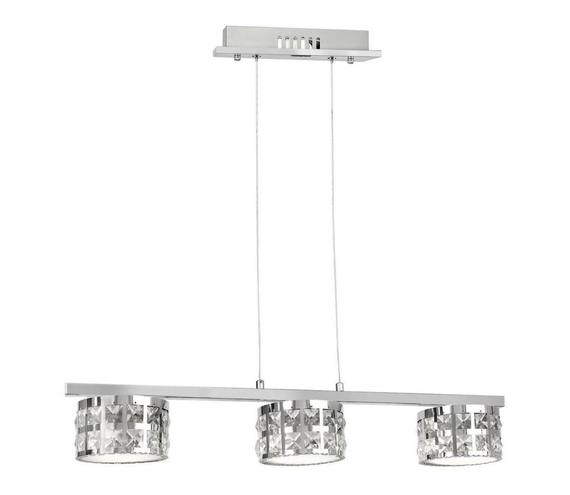 LED Krištáľový luster na lanku ALEX 3xLED/15W/230V