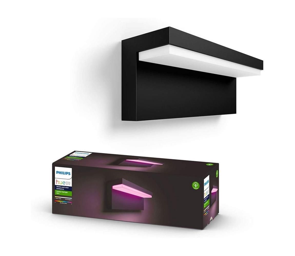 Philips 17456/30/P7 - LED RGB Vonkajšie nástenné svietidlo Hue NYRO LED/13,5W/230V