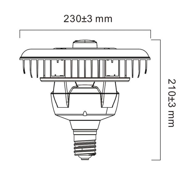 Sylvania LED žiarovka E40 snímač PIR 115 W 4 000 K, E40, 115W, Energialuokka: E, P: 21 cm
