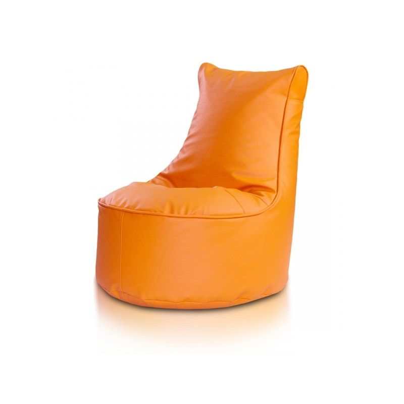 EF1017 Ecopuf Sedací vak ECOPUF - SEAT L - ekokoža E4 - Oranžová