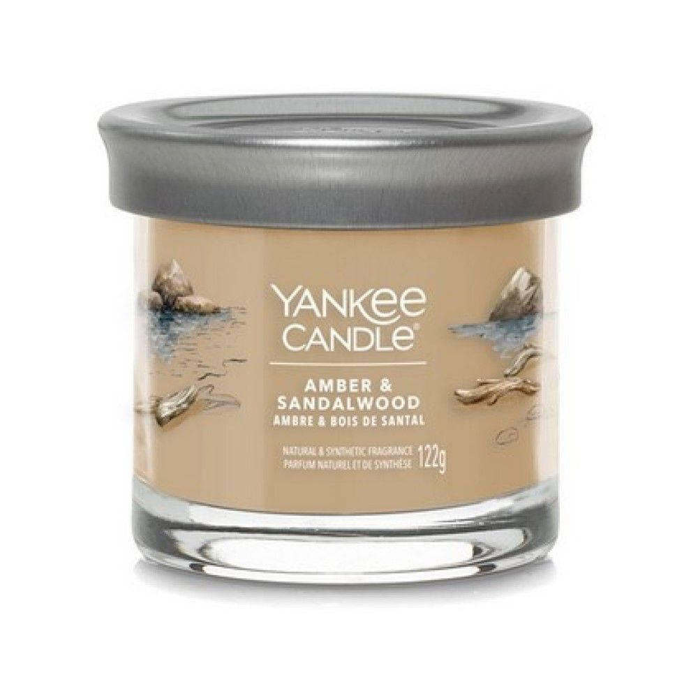 Sviečka yankee candle - amber & sandalwood, malá