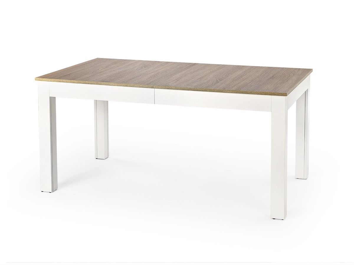 Rozkladací jedálenský stôl Seweryn - dub sonoma / biela