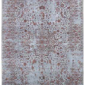 Diamond Carpets koberce Ručne viazaný kusový koberec Diamond DC-SIRAPI Silver / copper - 365x550 cm