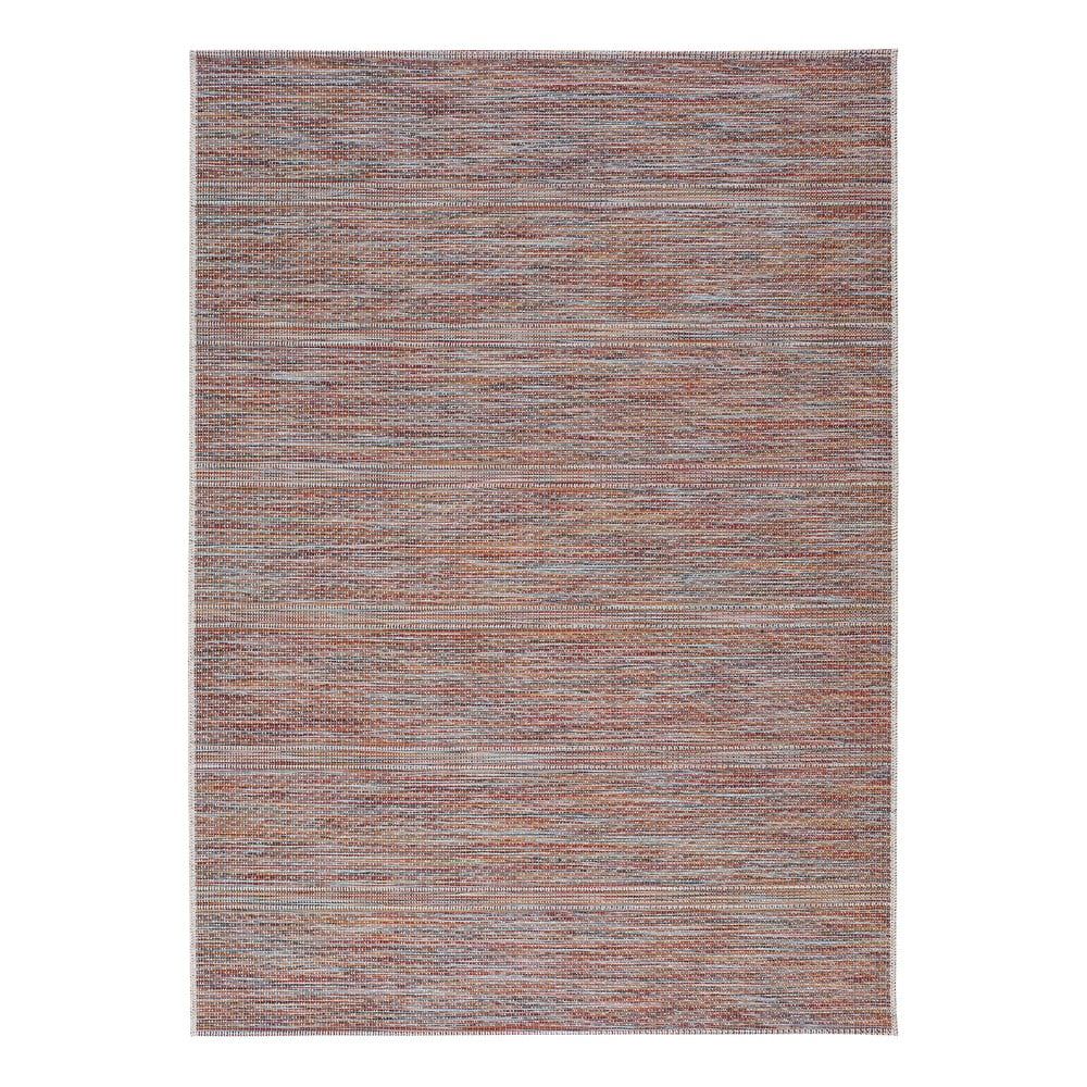 Tmavočervený vonkajší koberec Universal Bliss, 55 x 110 cm