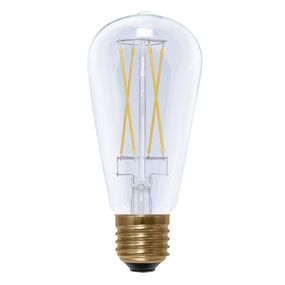 Segula SEGULA LED žiarovka Rustika Long Style E27 5W číra, sklo, E27, 5W, Energialuokka: G, P: 14.5 cm
