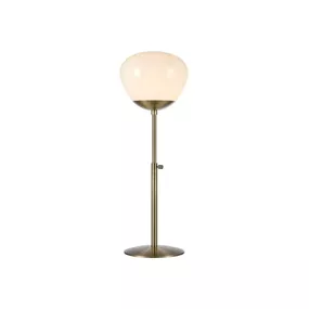 Stolová lampa v zlatej farbe Markslöjd Rise, výška 75 cm