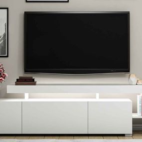 Sofahouse Dizajnový TV stolík Calissa 192 cm biely