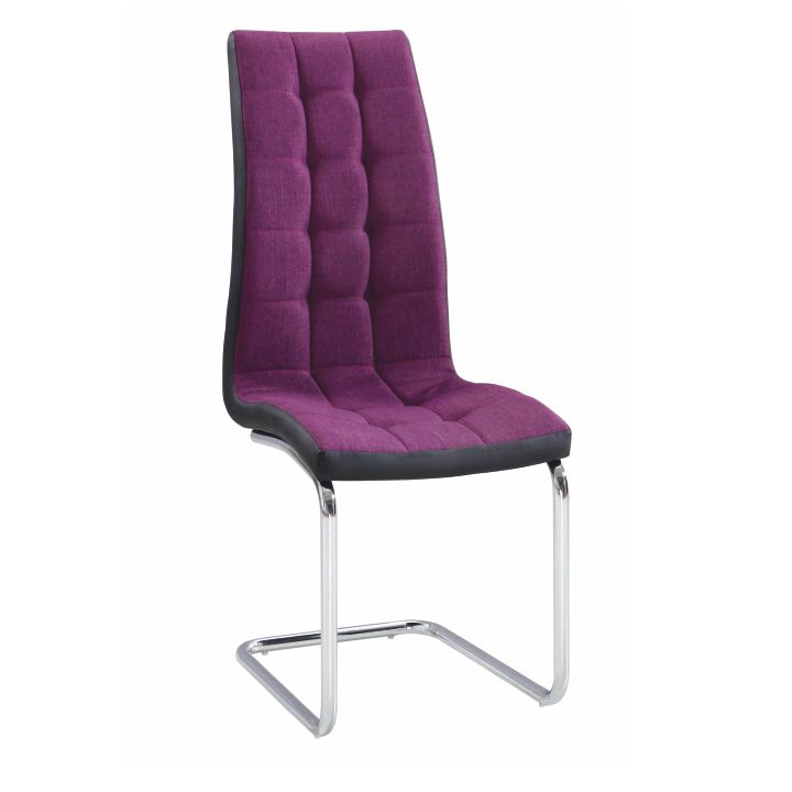 Jedálenská stolička Saloma new (fialová + čierna)