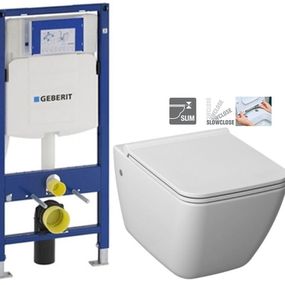 GEBERIT Duofix bez tlačidla + WC JIKA PURE + SEDADLO SLOWCLOSE duraplast 111.300.00.5 PU2