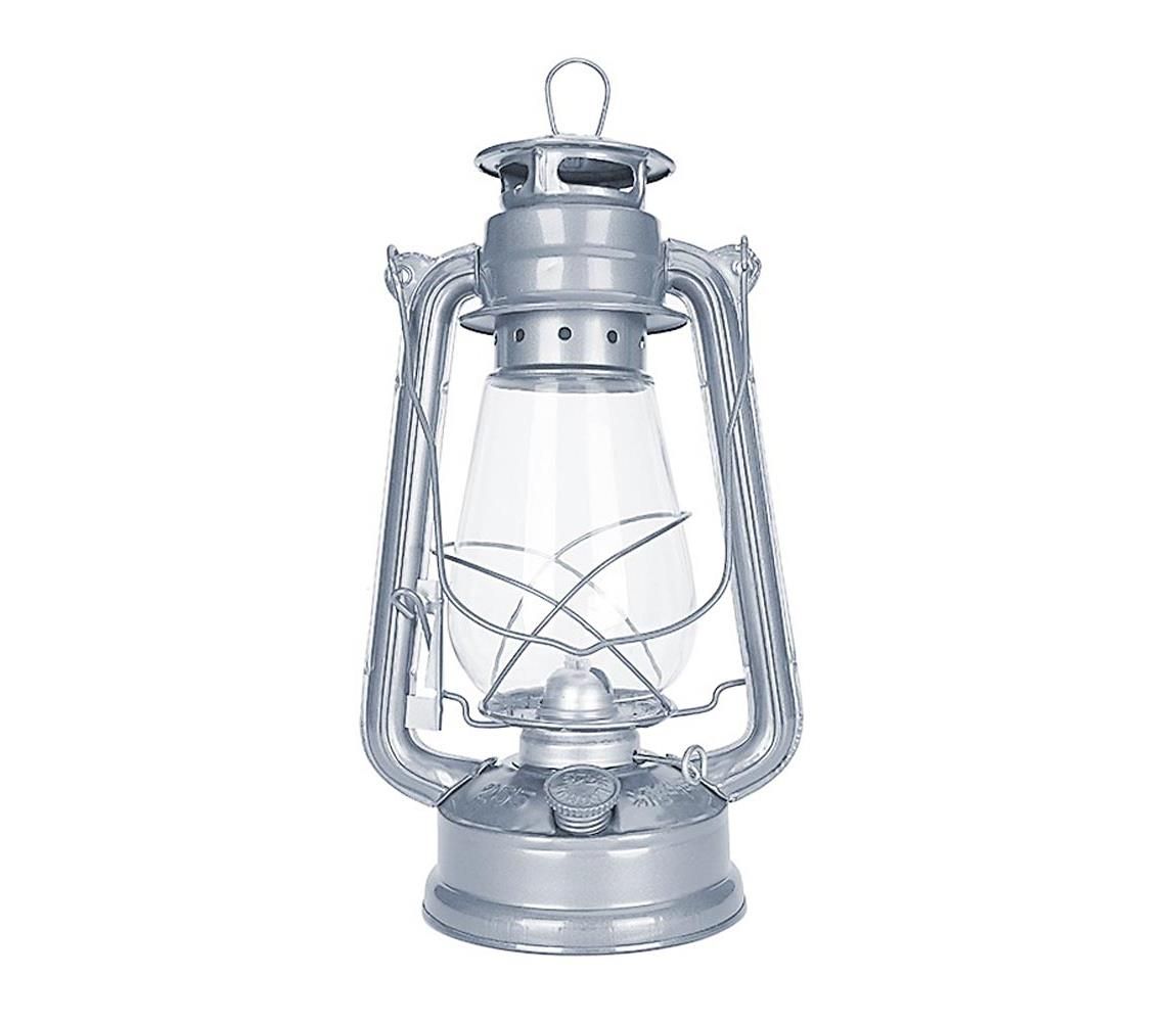 Brilagi - Petrolejová lampa LANTERN 31 cm strieborná