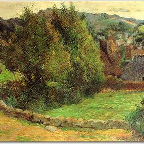 Landscape at Pont-Aven Paul Gauguin Obraz zs17126