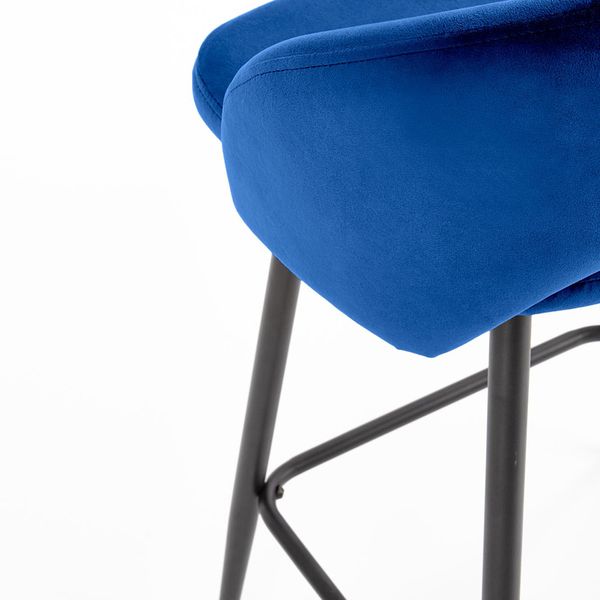 Barová stolička H-96 - granátová / čierna