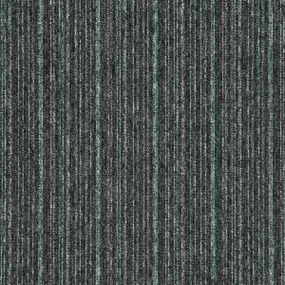 Kobercový štvorec Sonar Lines 4577 zelenočierny - 50x50 cm