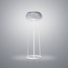 Foscarini Caboche Plus lampa 178 cm priehľadná, Obývacia izba / jedáleň, PMMA, polykarbonát, lakovaný kov, 28W, K: 178cm