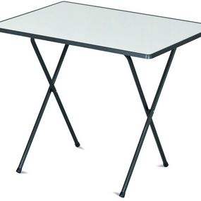 Stôl 60 x 80 camping SEVELIT antracit/biela