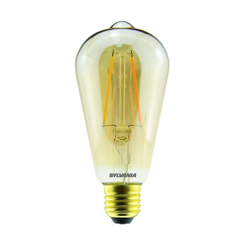 Sylvania 0029310 LED žiarovka filament 1x4,5W | E27 | 420lm | 2500K- zlatá