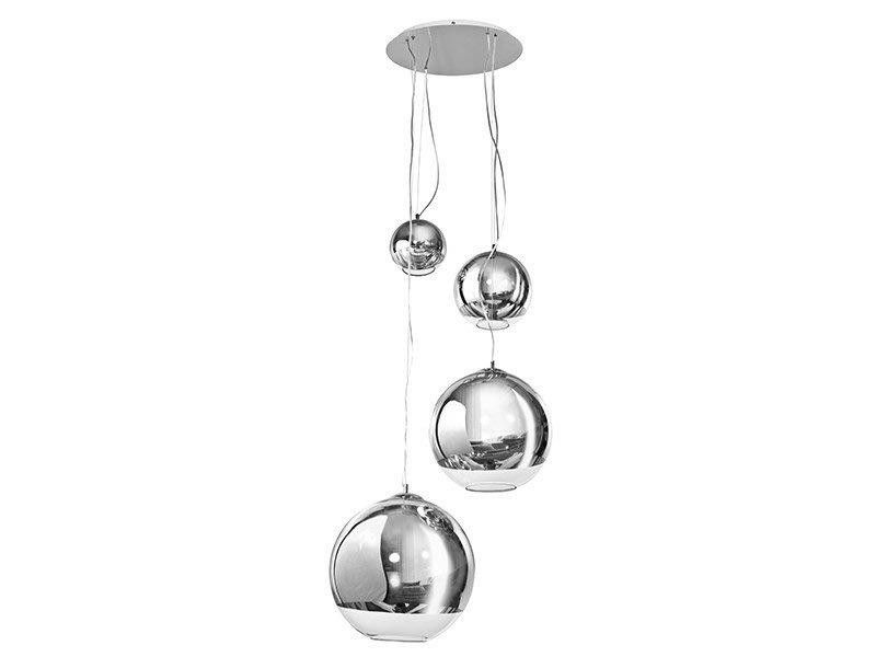 Azzardo AZ2542 závesné stropné svietidlo Silver ball 4x60W | E27 | IP20 - chróm