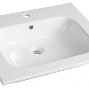 SAPHO - VIOLA 61 keramické umývadlo nábytkové 61x51,5cm, biela 42061