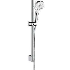 Hansgrohe Crometta - Set sprchovej hlavice, tyče a hadice, Green 6 l/min, biela/chróm 26554400