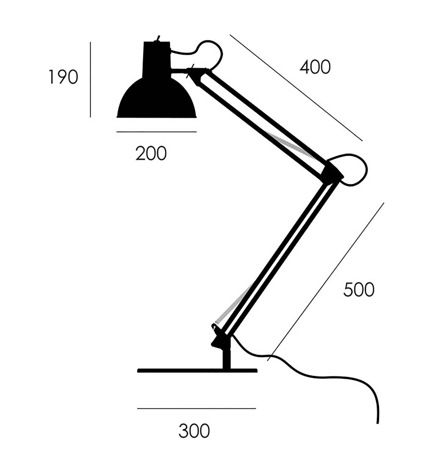 midgard pružinová stolová lampa s podstavcom biela, Obývacia izba / jedáleň, hliník, oceľ, textil, E27, 60W, L: 30 cm, K: 80cm