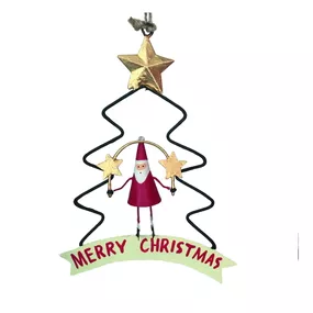 Vianočná dekorácia G-Bork Santa in Christmastree