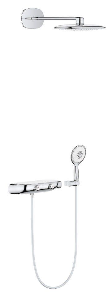 Grohe Rainshower SmartControl - Sprchový set Mono s termostatom pod omietku, 360 mm, chróm 26446000