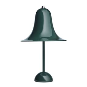 Verpan VERPAN Pantop stolová lampa tmavozelená, Obývacia izba / jedáleň, kov, E14, 25W, K: 38cm