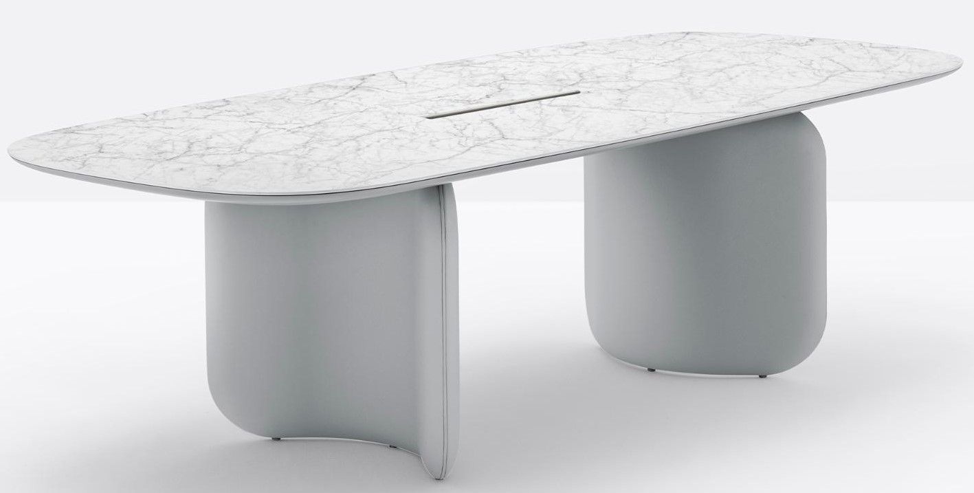 PEDRALI - Stôl ELINOR s priechodom pre káble - rôzne veľkosti