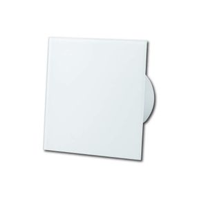 HACO Vymeniteľný panel sklenený biely lesklý pre ventilátory AV DRIM