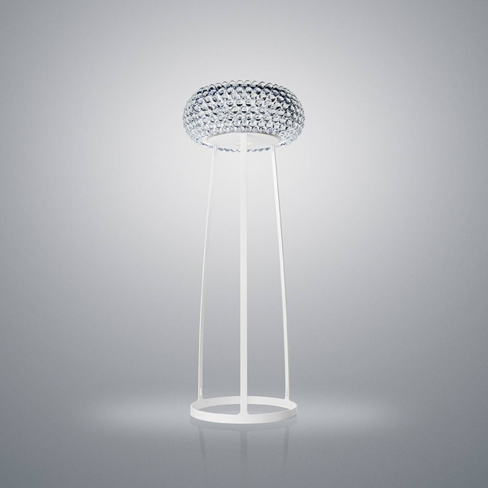 Foscarini Caboche Plus lampa 178 cm priehľadná, Obývacia izba / jedáleň, PMMA, polykarbonát, lakovaný kov, 28W, K: 178cm