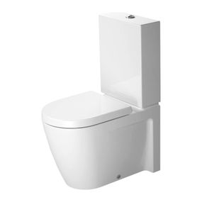 Duravit Starck 2 - Stojace kombi WC, 37 x 63 cm, biele 2145090000