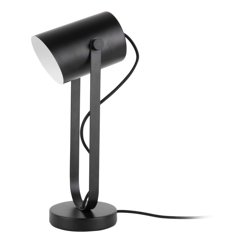 Čierna stolová lampa Leitmotiv Snazzy