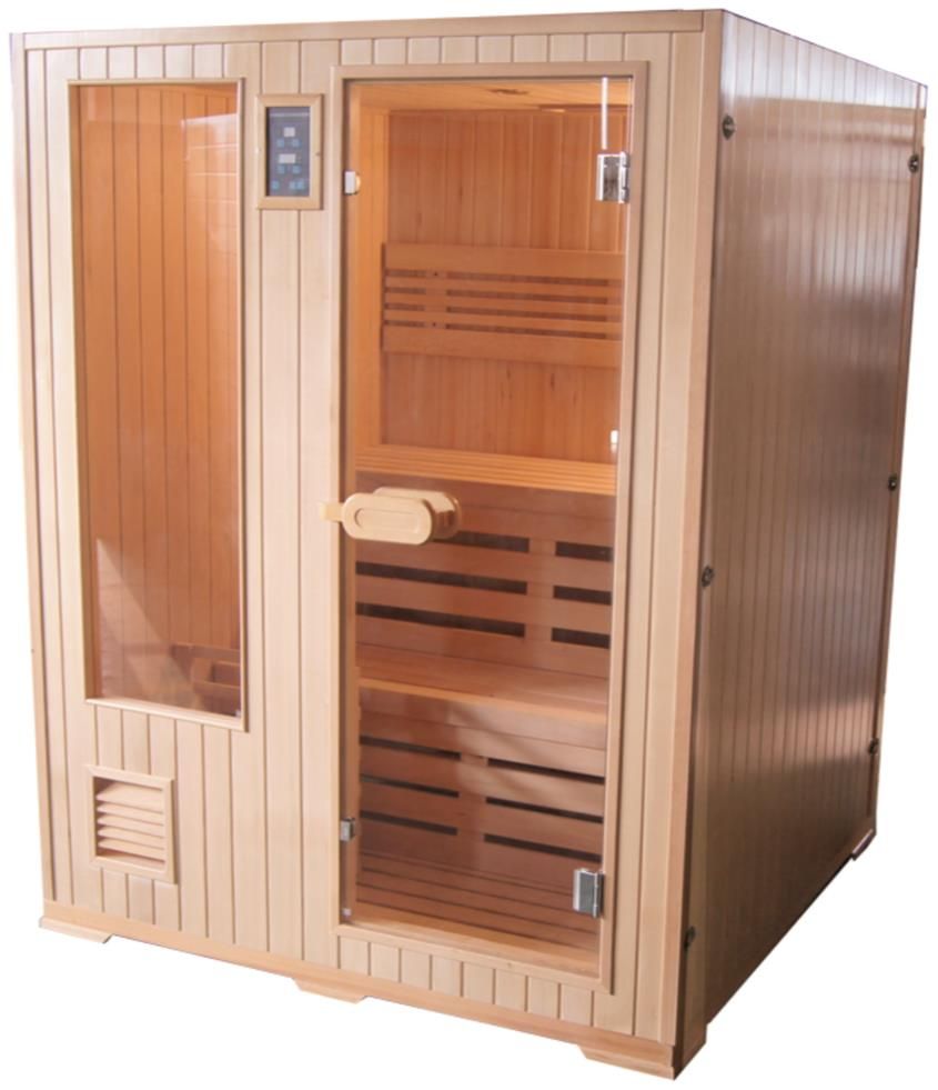 Sanotechnik - HELSINKI - fínska sauna pre 3 osoby 152x152 cm